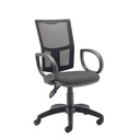 Calypso 2 Mesh Office Chair with Fixed Arms