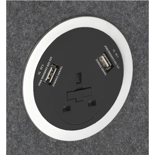 Mains Lead|3 Metre|Black