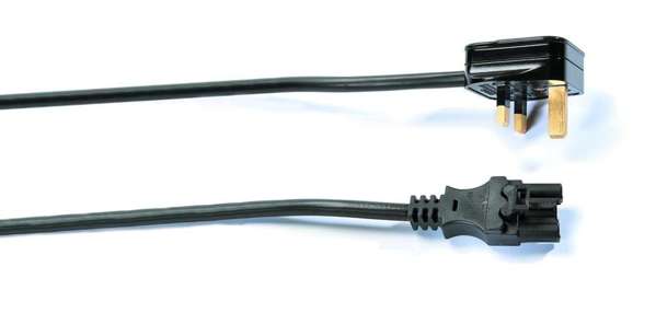 Mains Lead|4 Metre|Black
