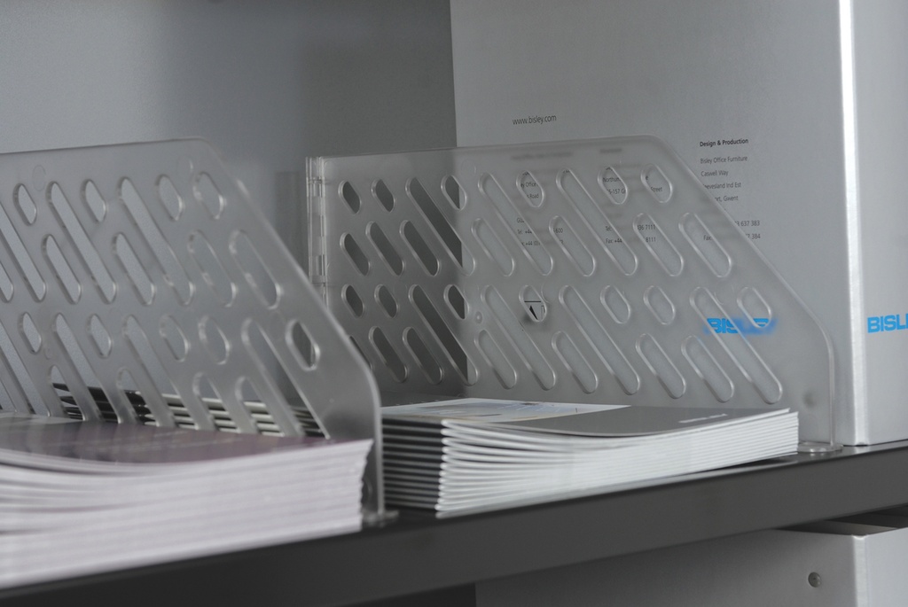 Plastic Slotted Shelf Dividers (Set Of 5)