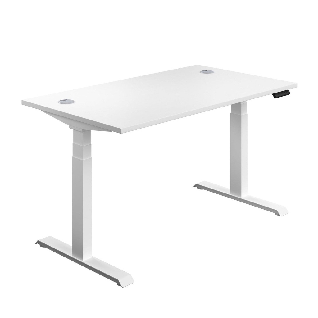 Economy Sit Stand Desk (FSC) | 1800 X 800 | White/White | 
