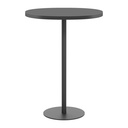 [CH2695BKBK] Contract 800mm High Table (FSC) (Black, Black)