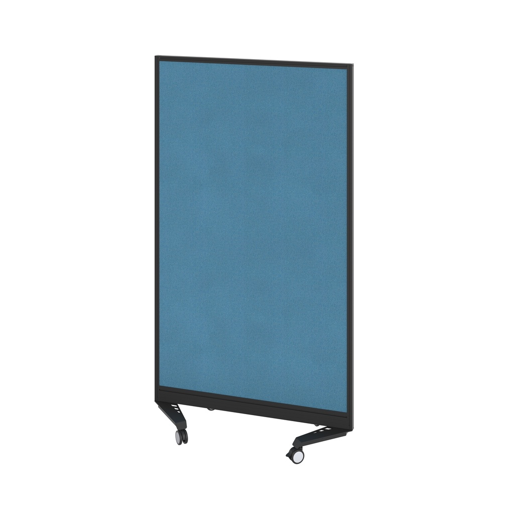 Mobile Type 1 Single Toolrail Screen Black Frame  - 1000W X 1800H Band 3