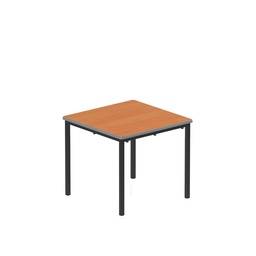 [T-TABLE-6053BE] T-Table Flat Pack Table|600X600X530| Beech/Black