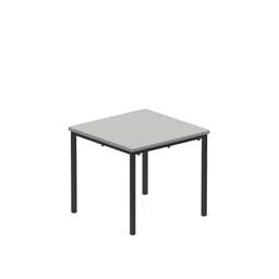 [T-TABLE-6053GR] T-Table Flat Pack Table|600X600X530| Grey/Black