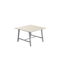 [T-LOW-M-1210SVGRY] Titan Low Maker Rectangular Table (FSC) | 1200 X 1000 | Silver/Grey