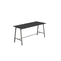[T-HIGH-M-1210ANTBK] Titan High Maker Rectangular Table (FSC) | 1200 X 1000 | Anthracite/Black