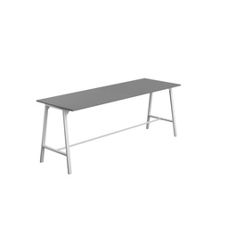 [T-HIGH-M-1510WHTANT] Titan High Maker Rectangular Table (FSC) | 1500 X 1000 | White/Anthracite