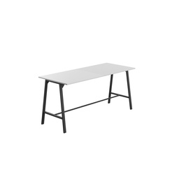 [T-HIGH-M-1210BKWHT] Titan High Maker Rectangular Table (FSC) | 1200 X 1000 | Black/White