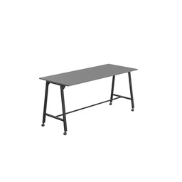 [T-HIGH-MM-1210BKANT] Titan Mobile High Maker Rectangular Table (FSC) | 1200 X 1000 | Black/Anthracite