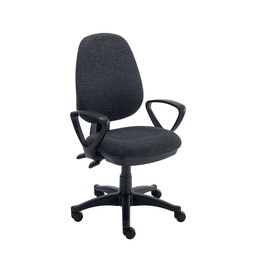 [CH0001CH+AC0001FA] Versi 2 Lever Operator Chair with Fixed Arms