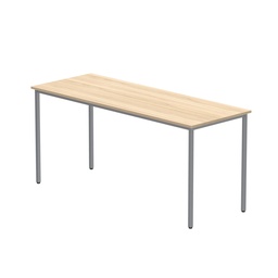 [CORE1660MPTOKSV] Office Rectangular Multi-Use Table (FSC) | 1600X600 | Canadian Oak/Silver