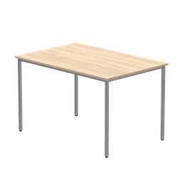 [CORE1280MPTOKSV] Office Rectangular Multi-Use Table (FSC) | 1200X800 | Canadian Oak/Silver
