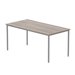 [CORE1680MPTGOAKSV] Office Rectangular Multi-Use Table (FSC) | 1600X800 | Alaskan Grey Oak/Silver
