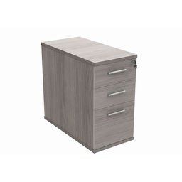 [COREDH3800GOAK] Desk High Office Storage Unit (FSC) | 800 Deep | Alaskan Grey Oak