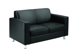 [OF0301BK] Iceberg Leather Faced Sofa