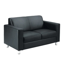 [OF0301BK] Iceberg Leather Faced Sofa