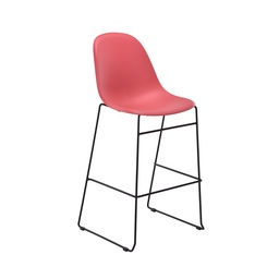 [CH3519RD] Lizzie High Stool Red