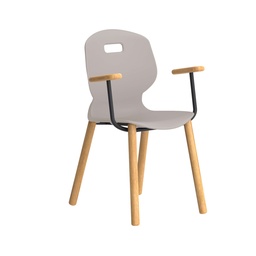 [TA15_5GR] Titan Arc Wooden Four Leg Frame With Arms | Size 5 | Grey