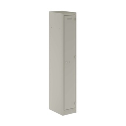 [PEDS1830451-AV4] Primary 1 Door Single Locker Column | 300X450X1800 | Goose Grey