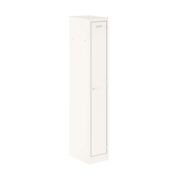 [PEDS1830451-BA5] Primary 1 Door Single Locker Column | 300X450X1800 | Traffic White