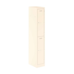 [PEDS1830452-AB9] Primary 2 Door Single Locker Column | 300X450X1800 | Chalk