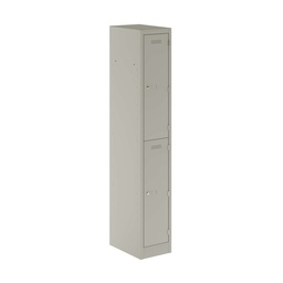 [PEDS1830452-AV4] Primary 2 Door Single Locker Column | 300X450X1800 | Goose Grey