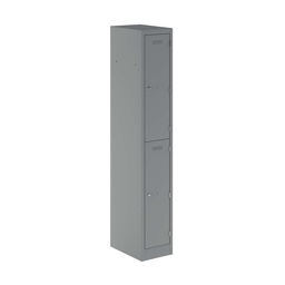 [PEDS1830452-ARN] Primary 2 Door Single Locker Column | 300X450X1800 | Silver