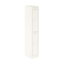 [PEDS1830452-BA5] Primary 2 Door Single Locker Column | 300X450X1800 | Traffic White
