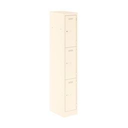 [PEDS1830453-AB9] Primary 3 Door Single Locker Column | 300X450X1800 | Chalk