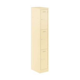 [PEDS1830453-AV8] Primary 3 Door Single Locker Column | 300X450X1800 | Beige
