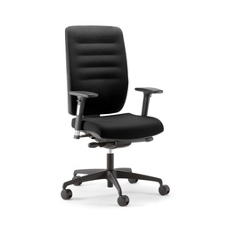 [CH0740BK] Bengal 24Hr High Back Heavy Duty Chair | Black/Black Chilli Fabric
