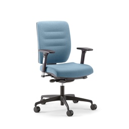 [CH0741BKUN] Bengal 24Hr Mid Back Heavy Duty Chair | Black/Unlimited Chilli Fabric