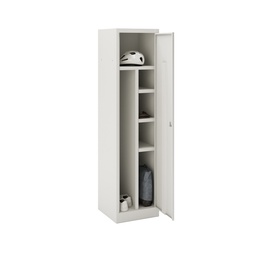 [PCOS1845451-AV7AV7] Workwear Combi Locker (Includes 1X Full Width Shelf, 3X Half Width Shelves)- Light Grey