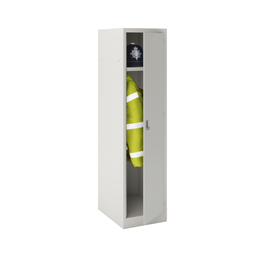 [PPOS1845601-AV7AV7] Police Locker (Includes 1 X Shelf And 1 X Coat Rail)- Light Grey