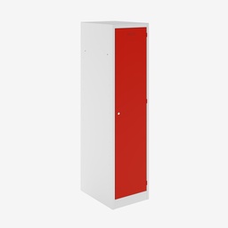 [PCDS1845601-AV7AY8] Clean & Dirty Locker (Includes 1 X Shelf)- Light Grey/Cardinal Red