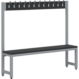 [PCJ131530] 1370Mm H X 1500Mm W X 300Mm D Single Sided Junior Cloakroom Bench With 12 Hooks
