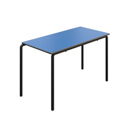 [T-CB1271BLBK] Titan Crush Bent Frame Table | 1200X600X710 | Blue/Black