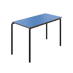 [T-CB1276BLBK] Titan Crush Bent Frame Table | 1200X600X760 | Blue/Black