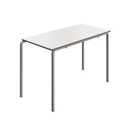 [T-CB1276WHGR] Titan Crush Bent Frame Table | 1200X600X760 | White/Grey