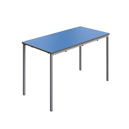 [T-FW1271BLGR] Titan Welded Frame Table | 1200X600X710 | Blue Top/Grey Frame