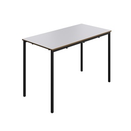 [T-FW1276GRBK] Titan Welded Frame Table | 1200X600X760 | Grey Top/Black Frame