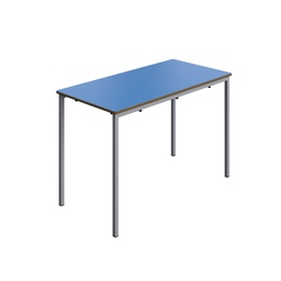 [T-FW1571BLGR] Titan Welded Frame Table | 1100X550X710 | Blue Top/Grey Frame
