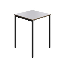 [T-FW6076GRBK] Titan Welded Frame Table | 600X600X760 | Grey Top/Black Frame