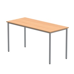 [CORE1460MPTBCHSV] Office Rectangular Multi-Use Table (Fsc) | 1400X600 | Norwegian Beech/Silver