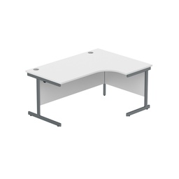 [CORE1612RHSUWHTGRP] Core|Single Upright|Right Hand Radial Desk (Fsc)1600X1200|Arctic White-Graphite