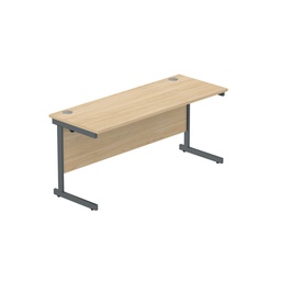 [CORE1660SUOKGRP] Core|Single Upright|Left Hand Radial Desk (Fsc)1600X600|Norweigan Beech-White