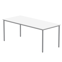 [CORE1880MPTWHTSV] Core|Rectangular|Multi-Purpose Table (Fsc)|1800X800|Arctic White-Silver