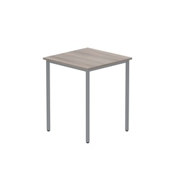 [CORE6060MPTGOAKSV] Office Rectangular Multi-Use Table (Fsc) | 600X600 | Alaskan Grey Oak/Silver