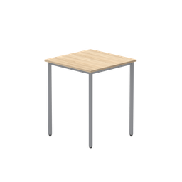 [CORE6060MPTOKSV] Office Rectangular Multi-Use Table (Fsc) | 600X600 | Canadian Oak/Silver
